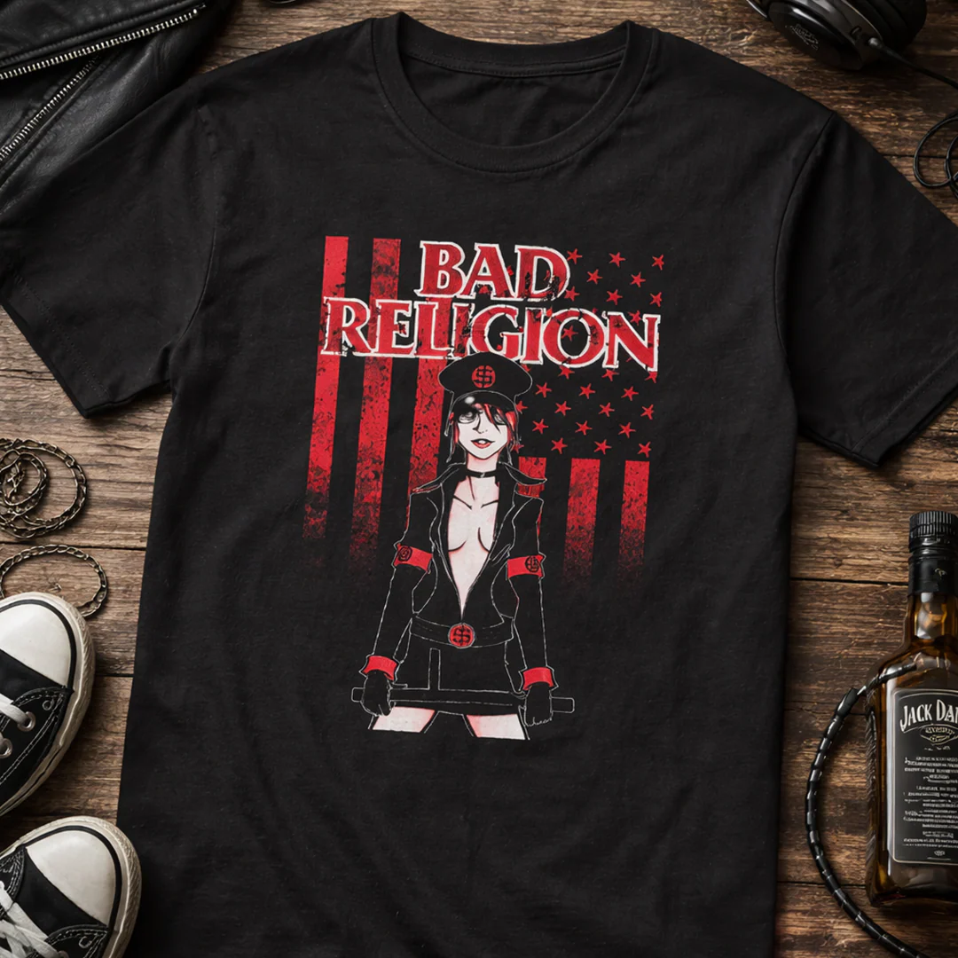 Camiseta Algodon Bad Religion Poster - Image 3