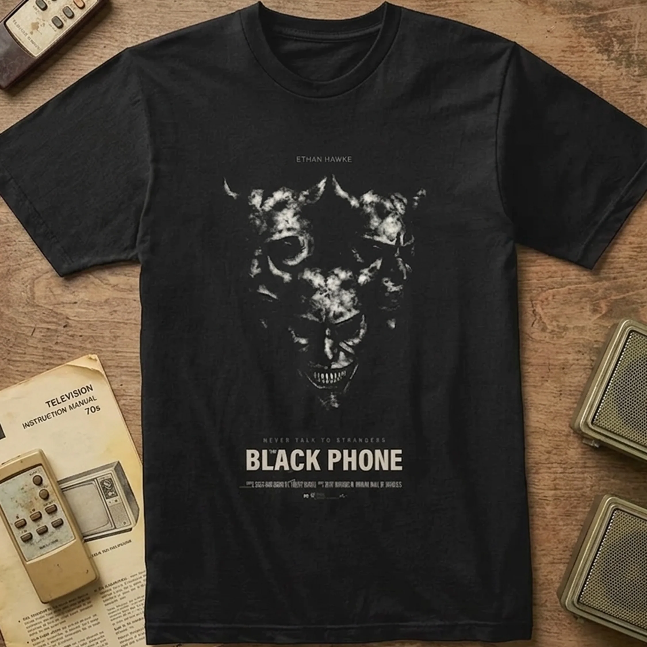Camiseta Algodon Black Phone - Image 3