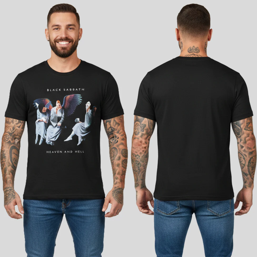 Camiseta Algodon Black Sabbath Heave And Hell - Image 2