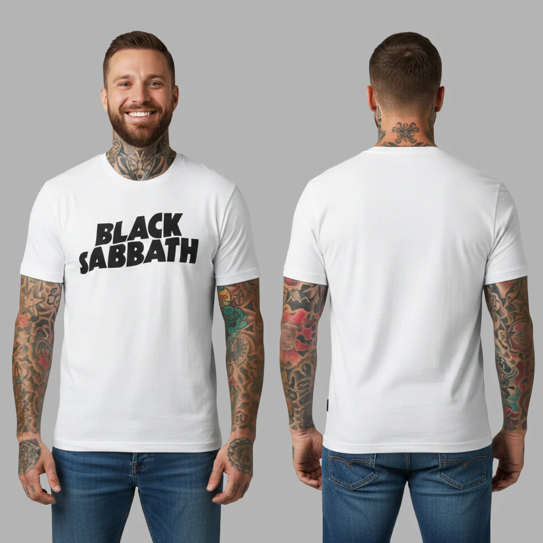 Camiseta Algodon Black Sabbath Rock band - Image 4
