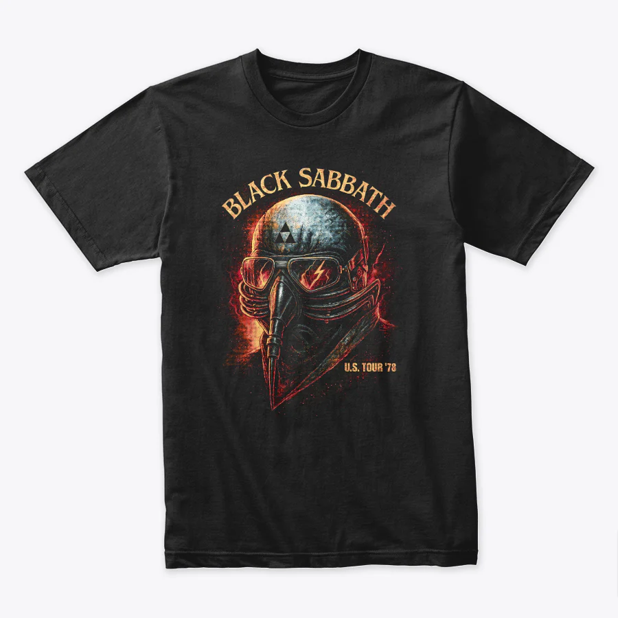 Camiseta Algodon Black Sabbath Us Tour