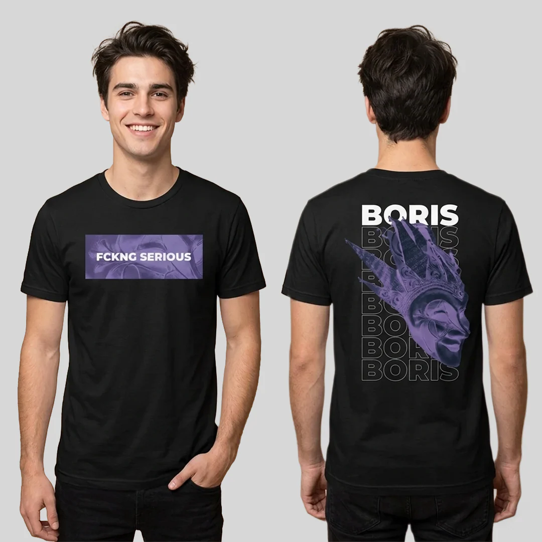Camiseta Algodon Boris Brejcha FCKNG 2025 Morado - Image 3