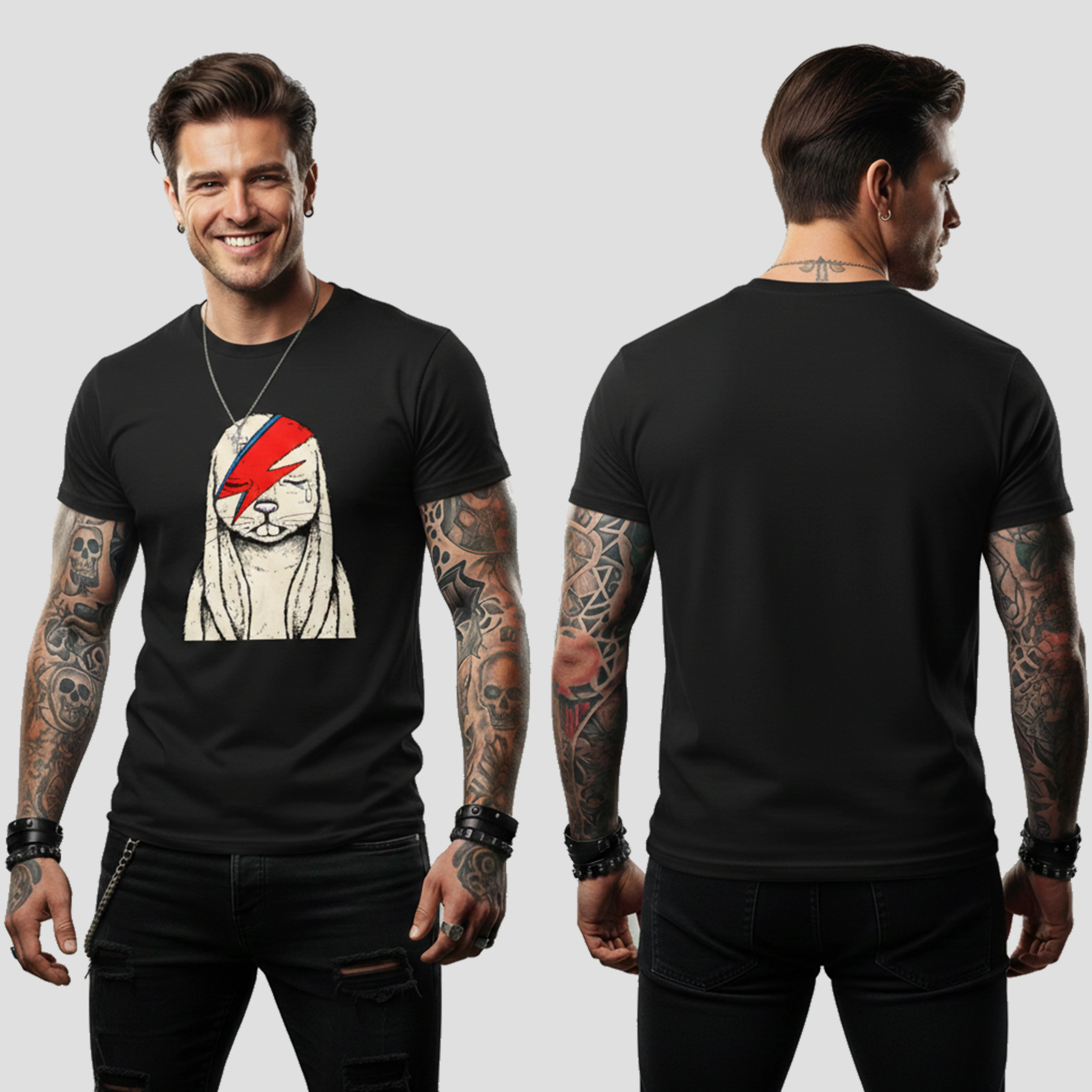 Camiseta Algodón Bowie Rabbit - Image 2