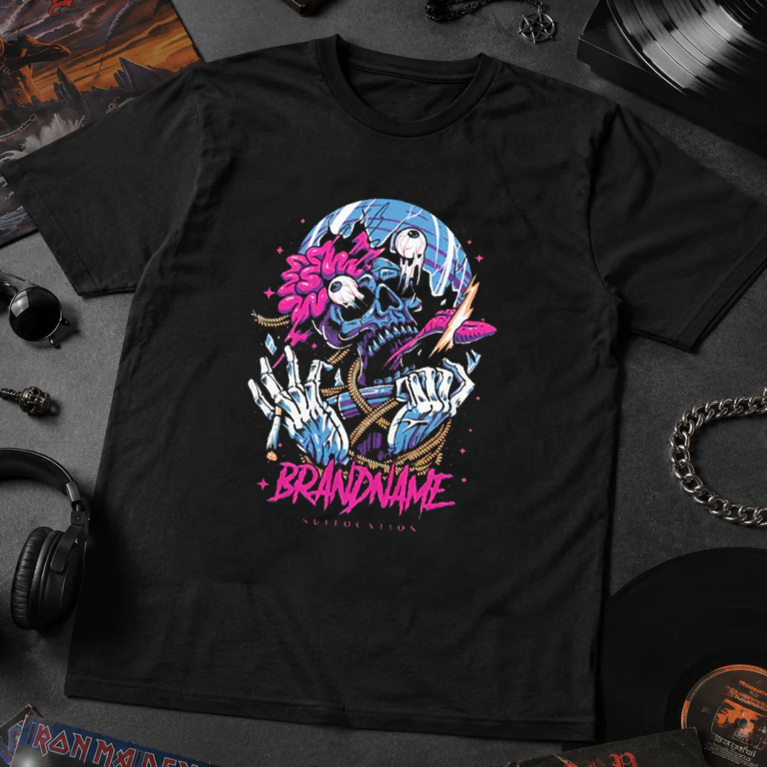 Camiseta Algodon Brandname Suffocation Art - Image 3
