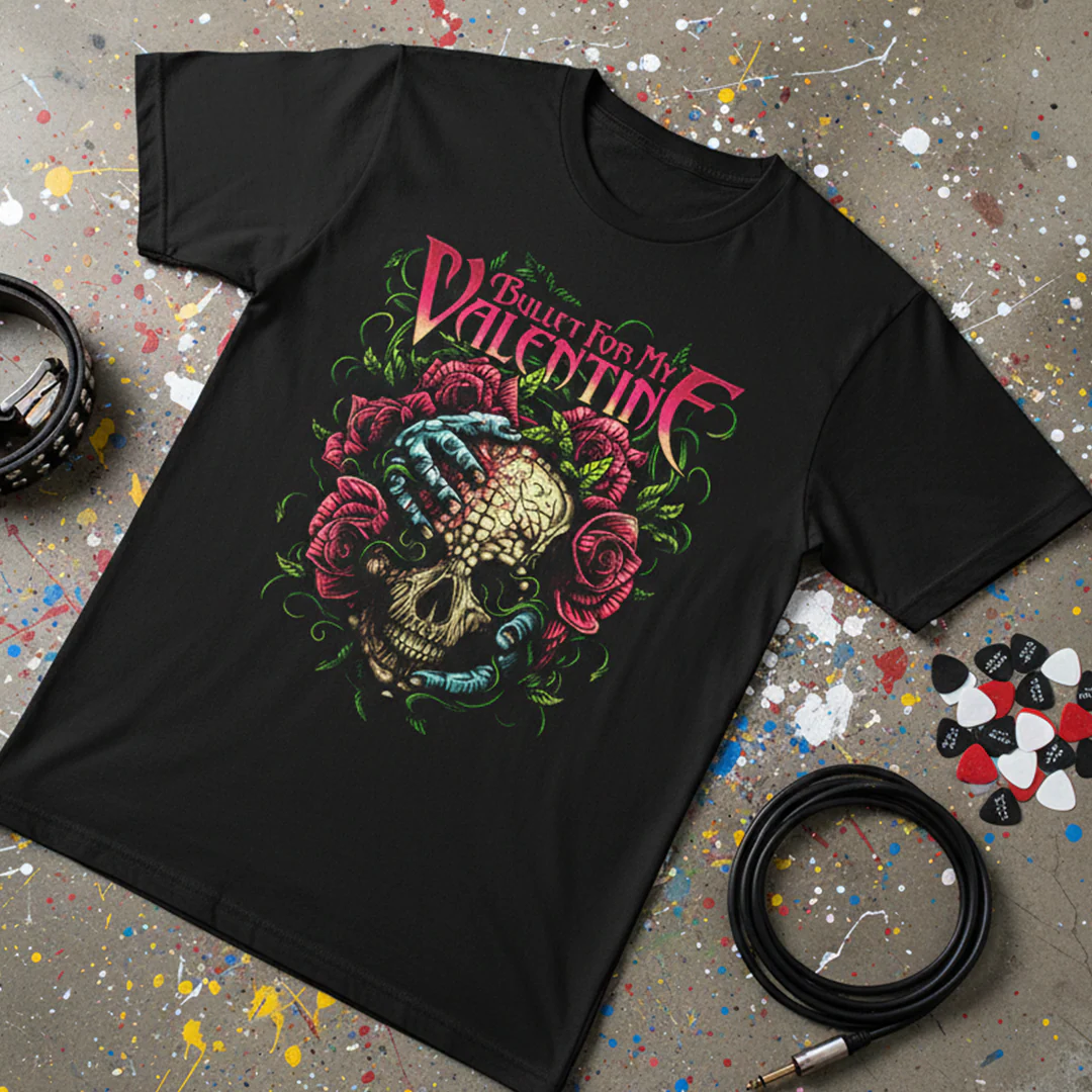 Camiseta Algodon Bullet For My Valentine ART - Image 3