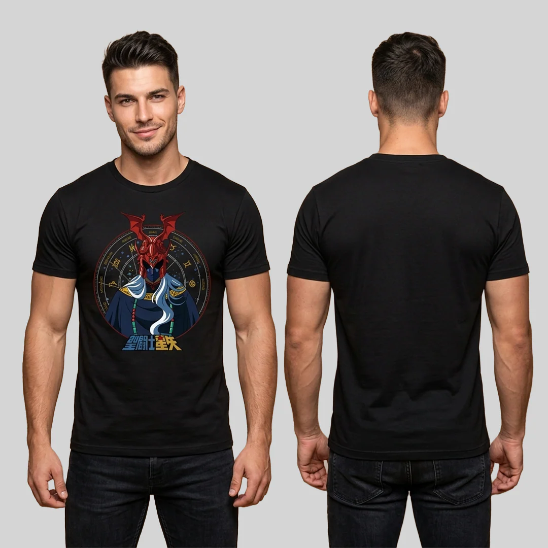 Camiseta Algodon Caballeros Del Zodiaco Patriarca - Image 2