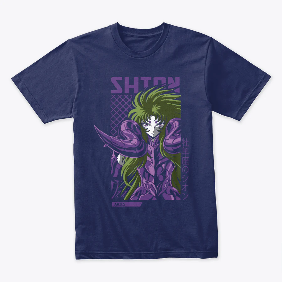 Camiseta Algodon Caballeros Del Zodiaco Shion Aries - Image 3