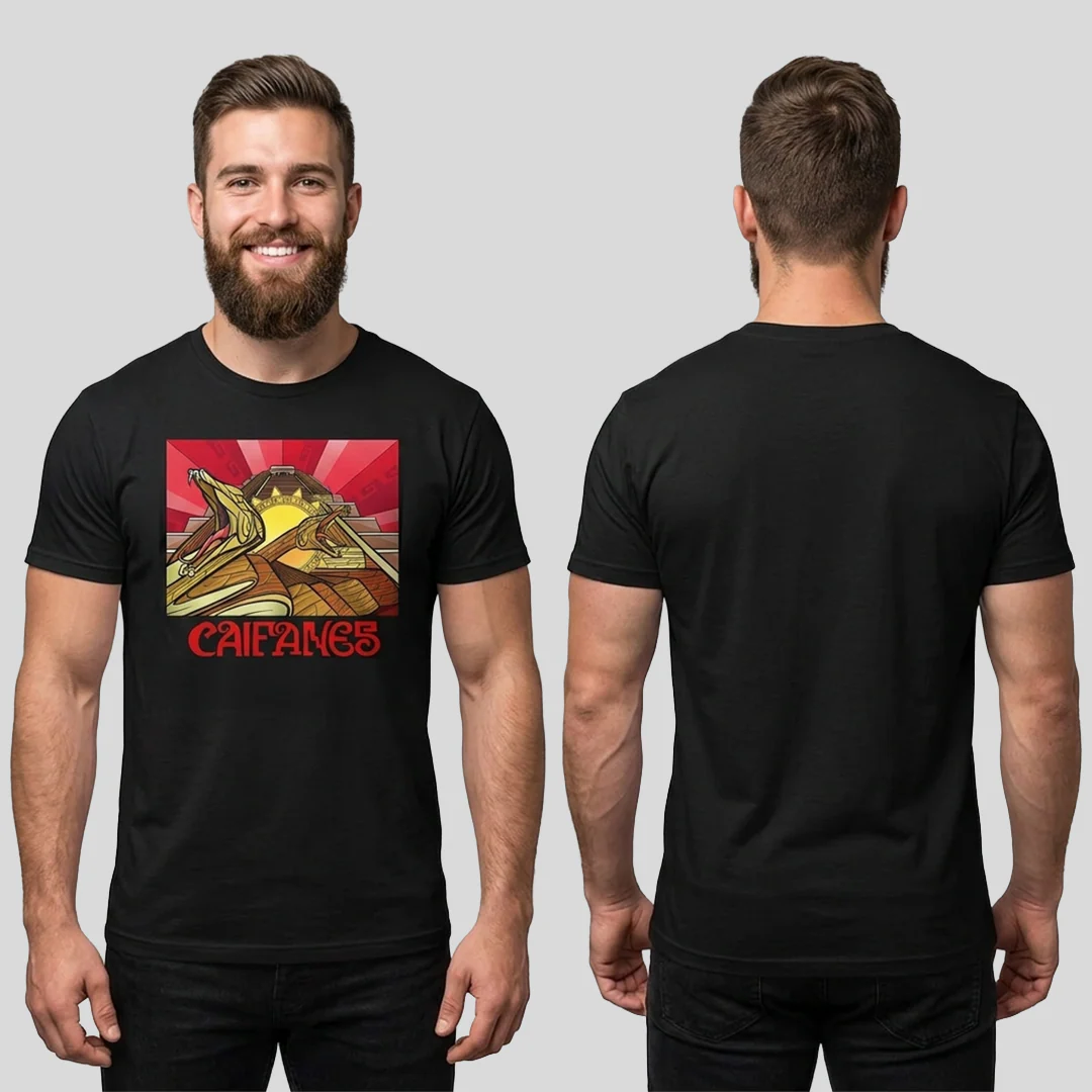 Camiseta Algodon Caifanes Album Snakes - Image 3
