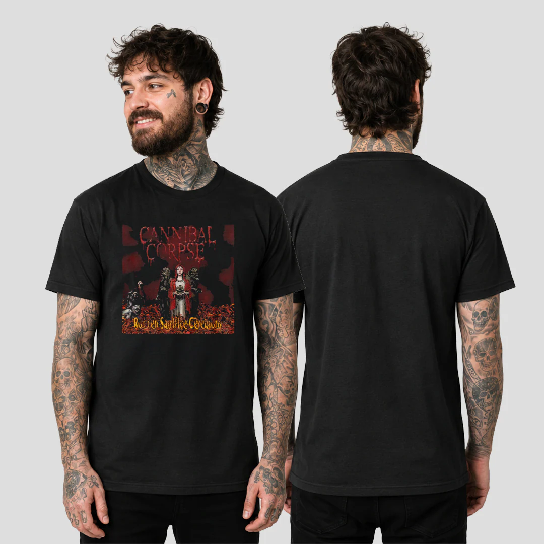 Camiseta Algodon Cannibal Corpse Rotten Saulile Ceremony - Image 2