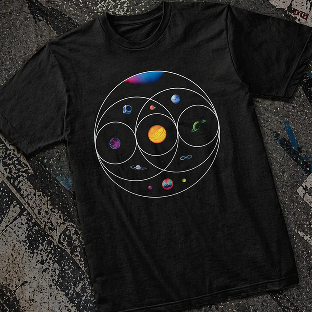 Camiseta Algodon Coldplay Sistema Solar - Image 3