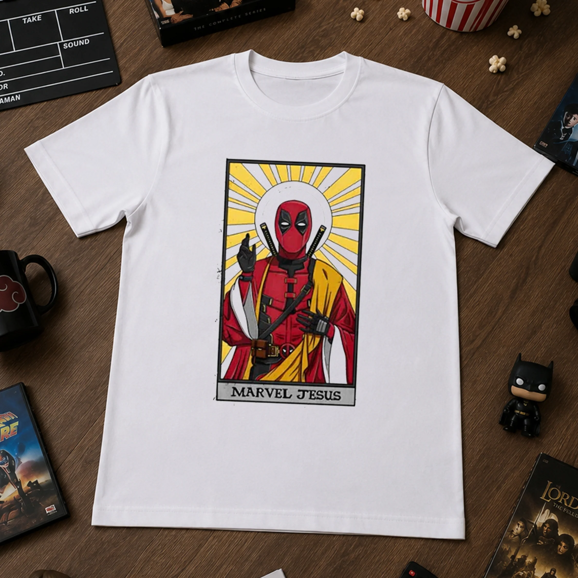 Camiseta Algodon Deadpool Marvel Jesus - Image 3