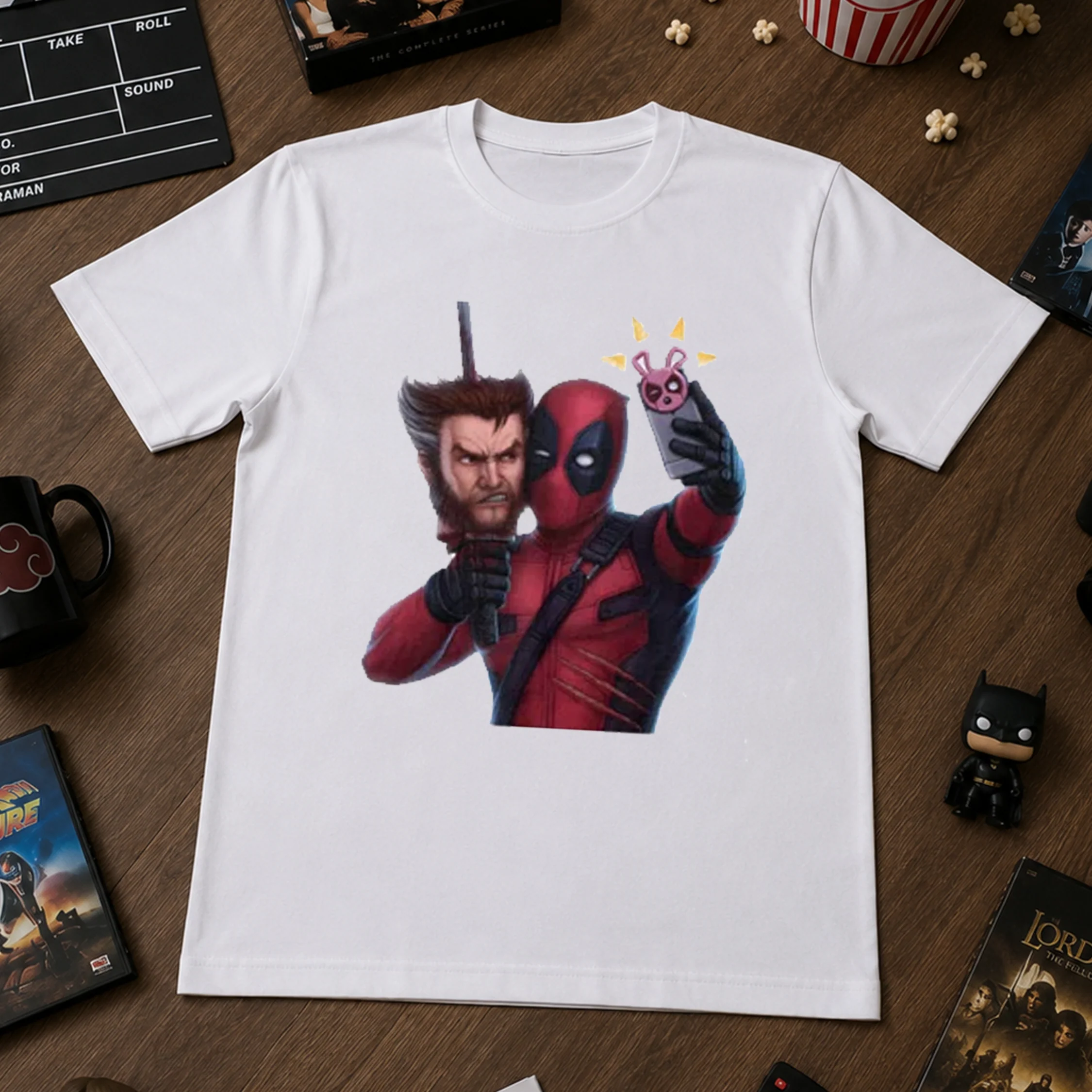 Camiseta Algodon Deadpool Y Wolverine Selfiee - Image 3