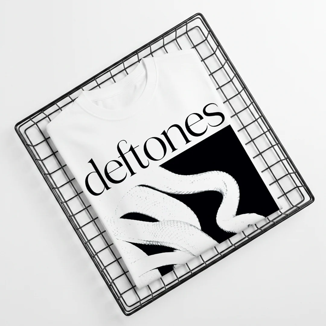 Camiseta Algodón Deftones Serpiente Negra - Image 3