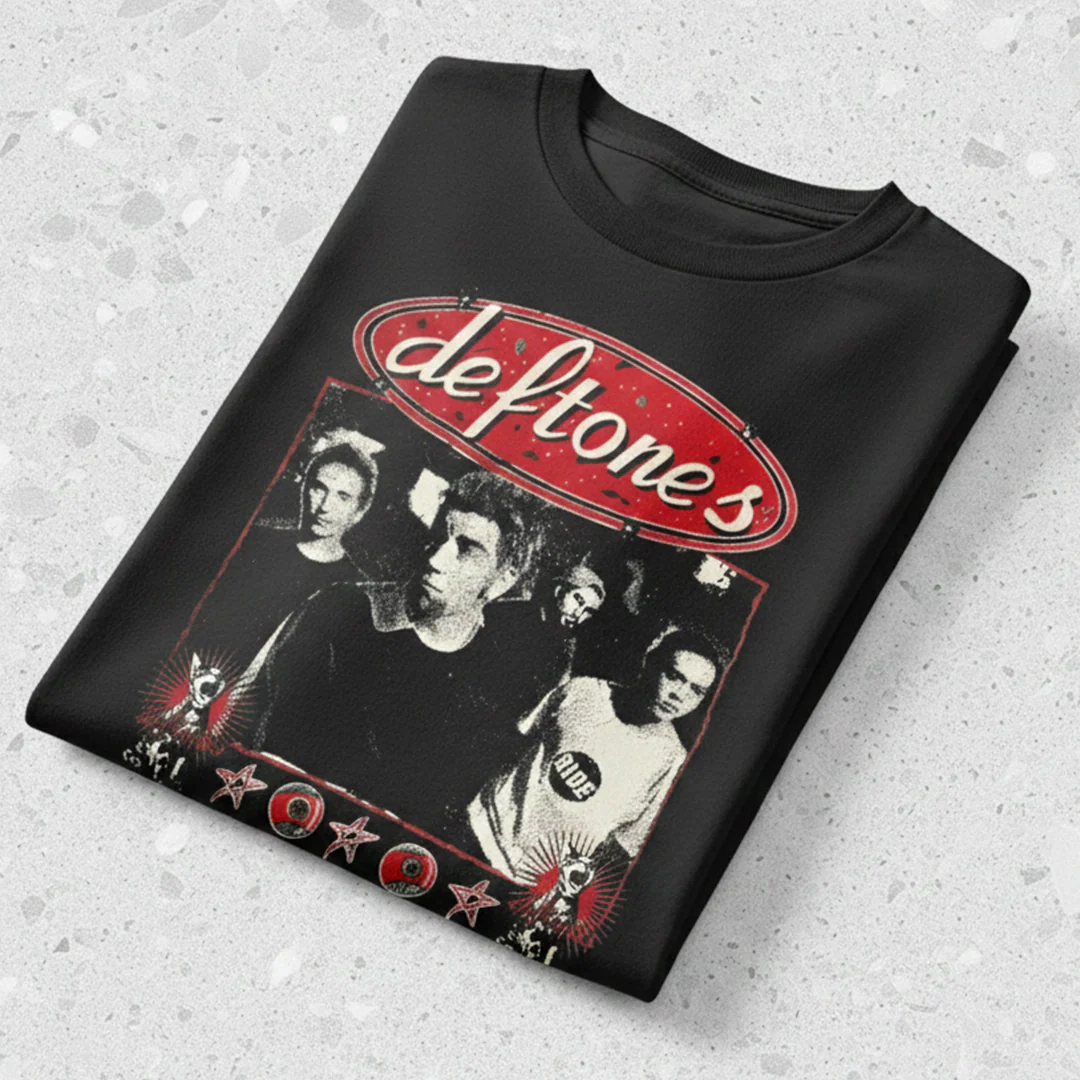 Camiseta Algodón Deftones Vintage - Image 3