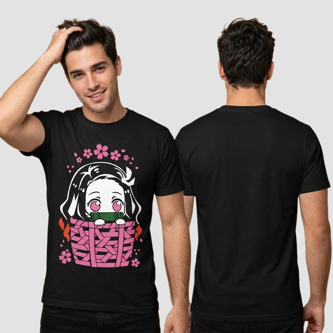 Camiseta Algodon Demon Slayer Nezuko kawaii - Image 2