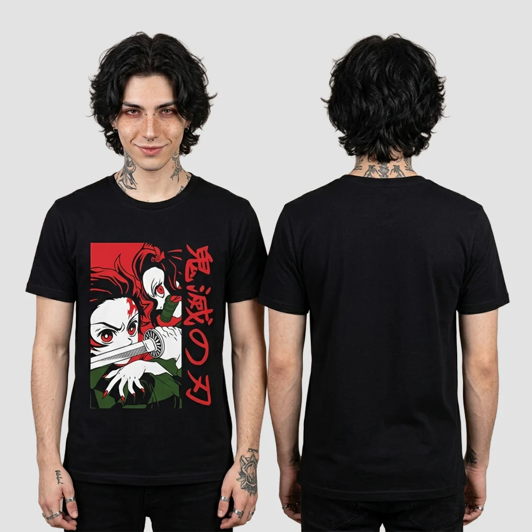 Camiseta Algodon Demon Slayer Poster - Image 2