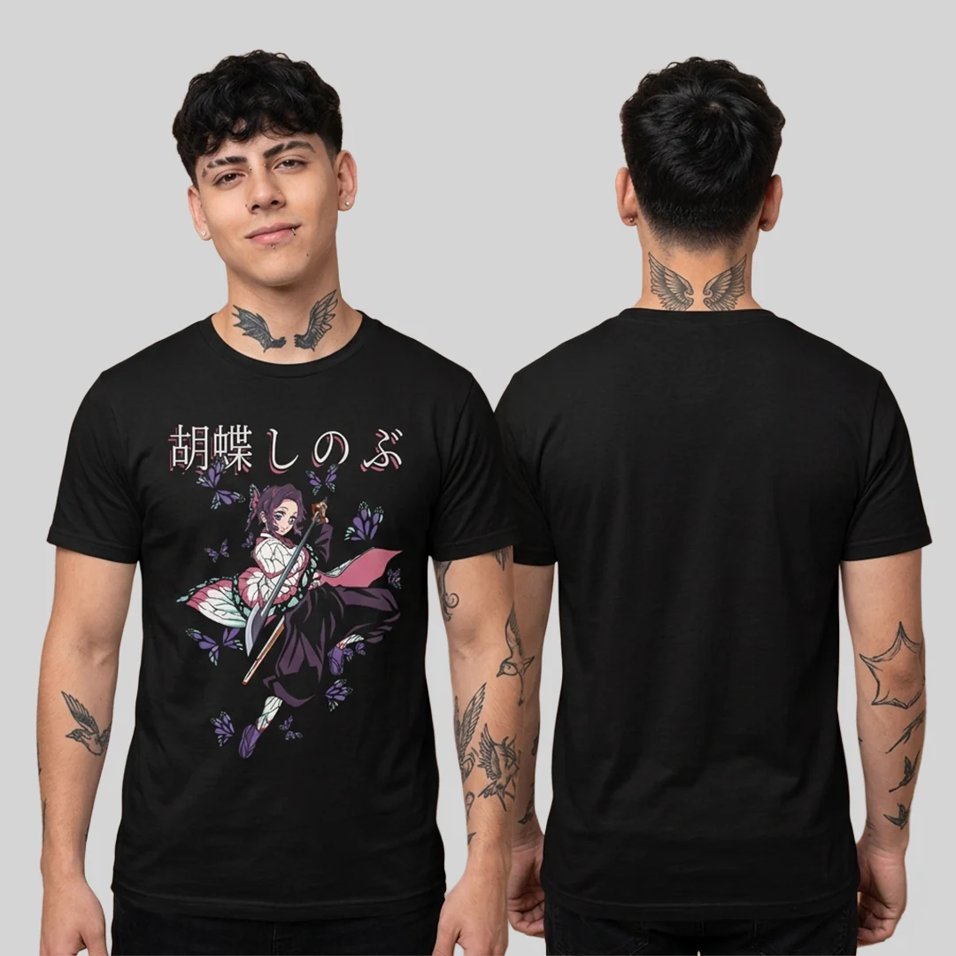 Camiseta Algodon Demon Slayer Shinobu Art - Image 2