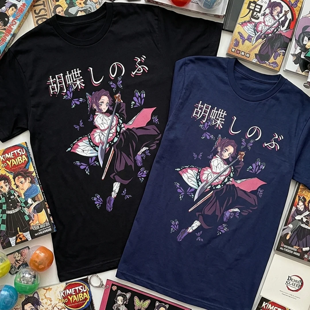 Camiseta Algodon Demon Slayer Shinobu Art - Image 4