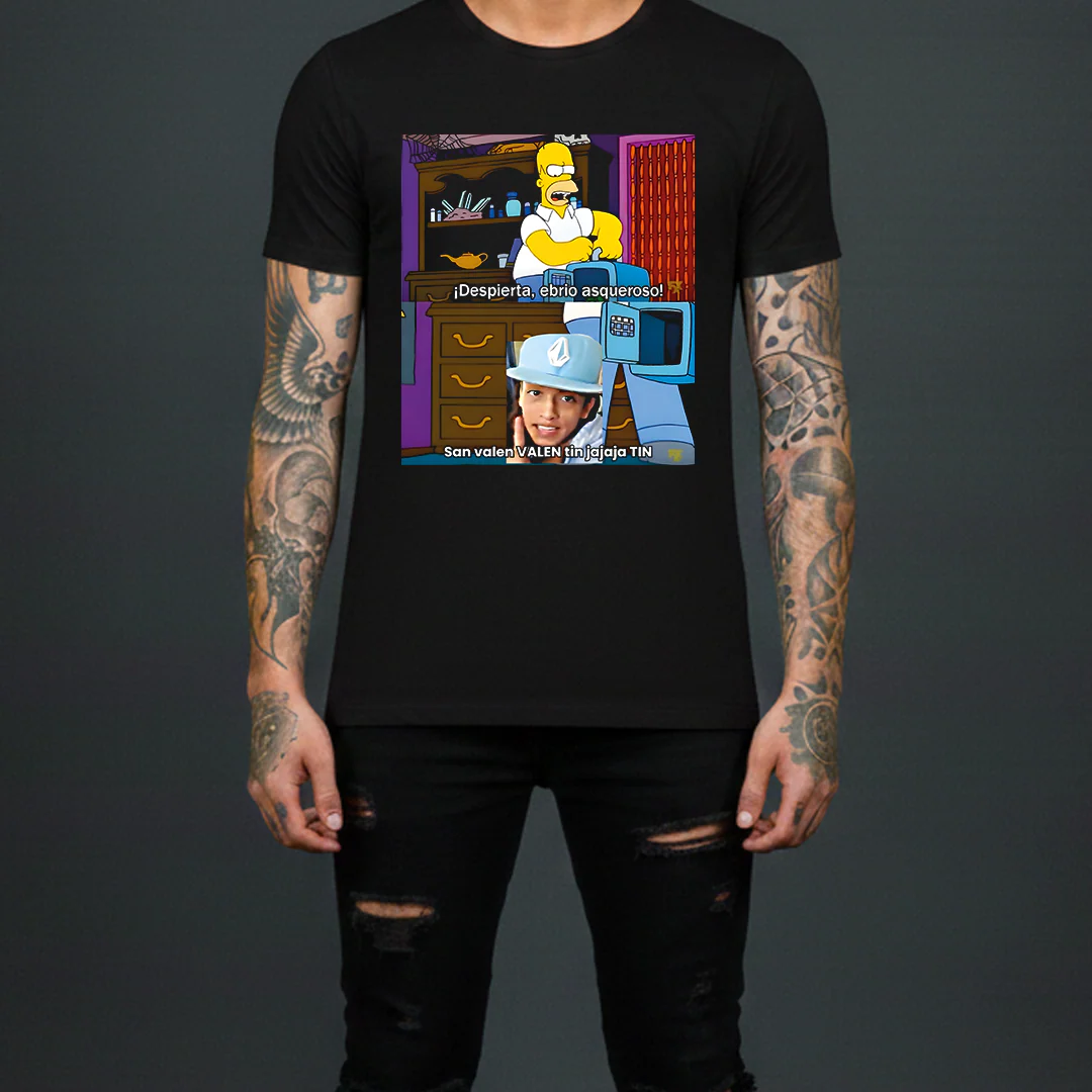 Camiseta Algodón Despierta, Ebrio Asqueroso - Image 2