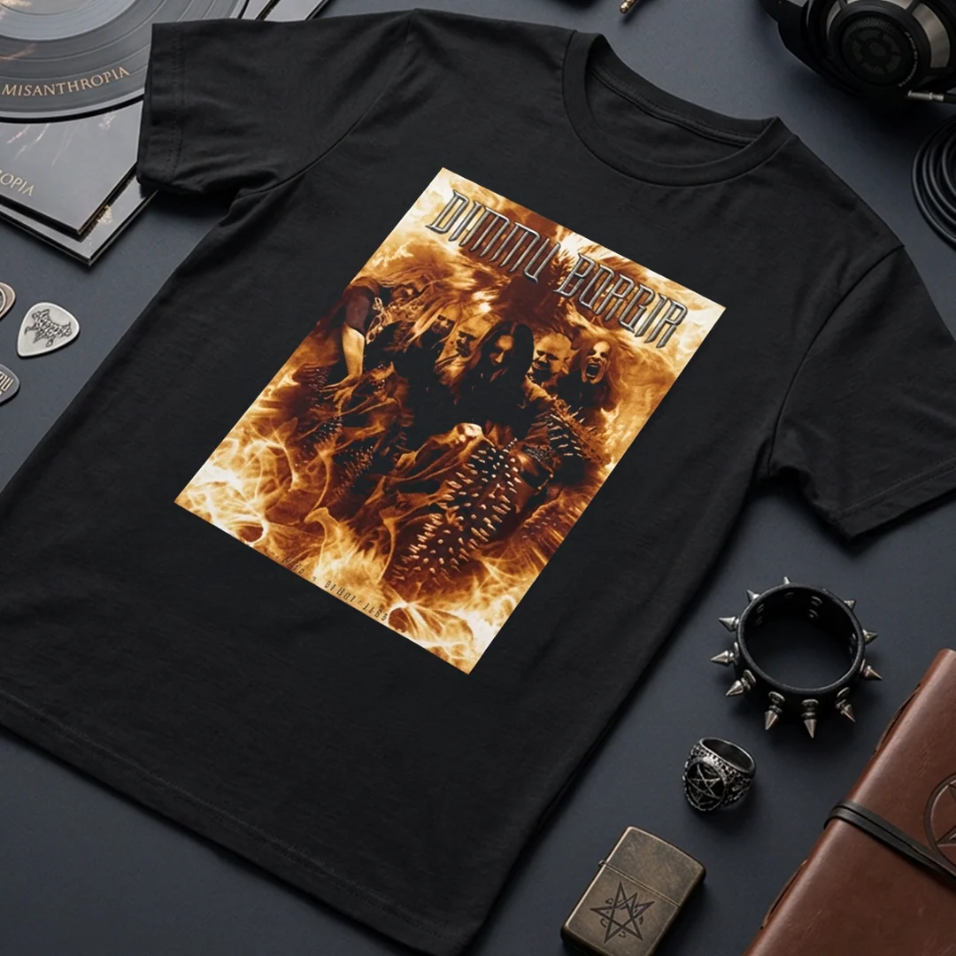 Camiseta Algodon Dimmu Borgir Band Poster Style - Image 3