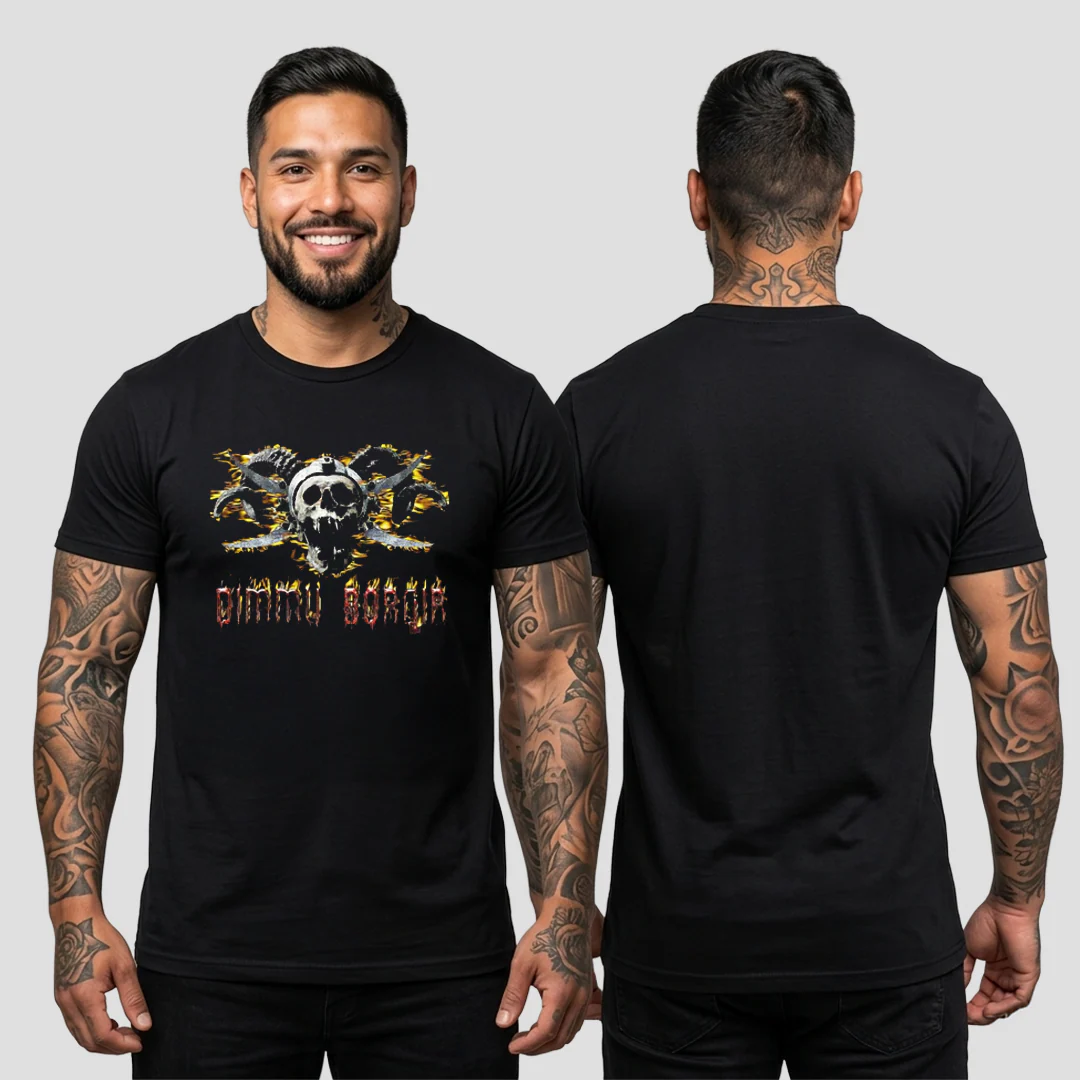 Camiseta Algodon Dimmu Borgir Skull Style - Image 2