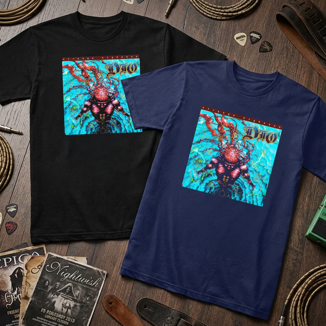 Camiseta Algodon Dio Strange Highways - Image 4