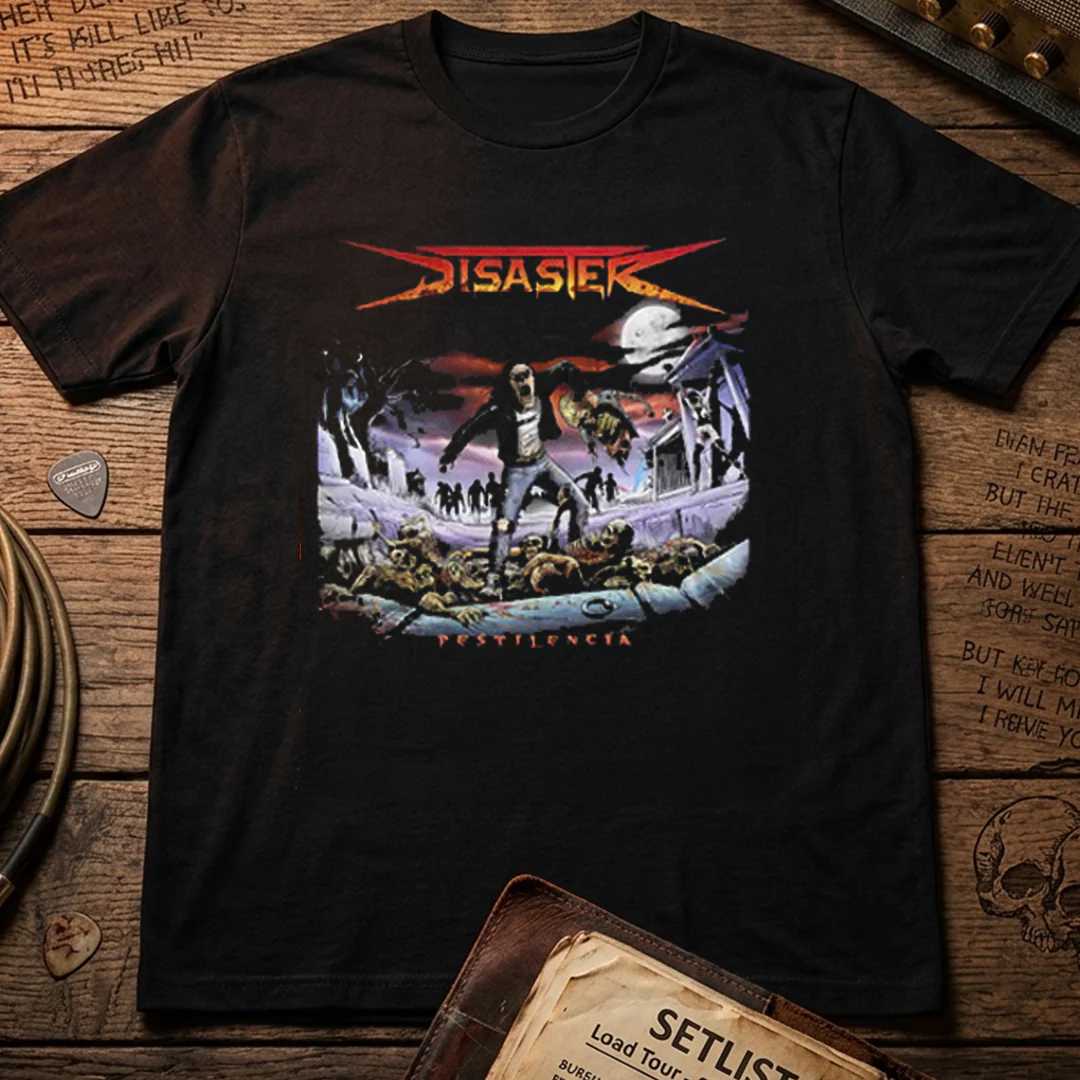 Camiseta Algodon Disaster Pestilencia Poster - Image 3