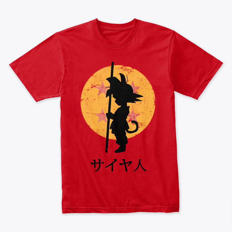 Camiseta Algodon Dragon Ball Goku Báculo Sagrado - Image 3