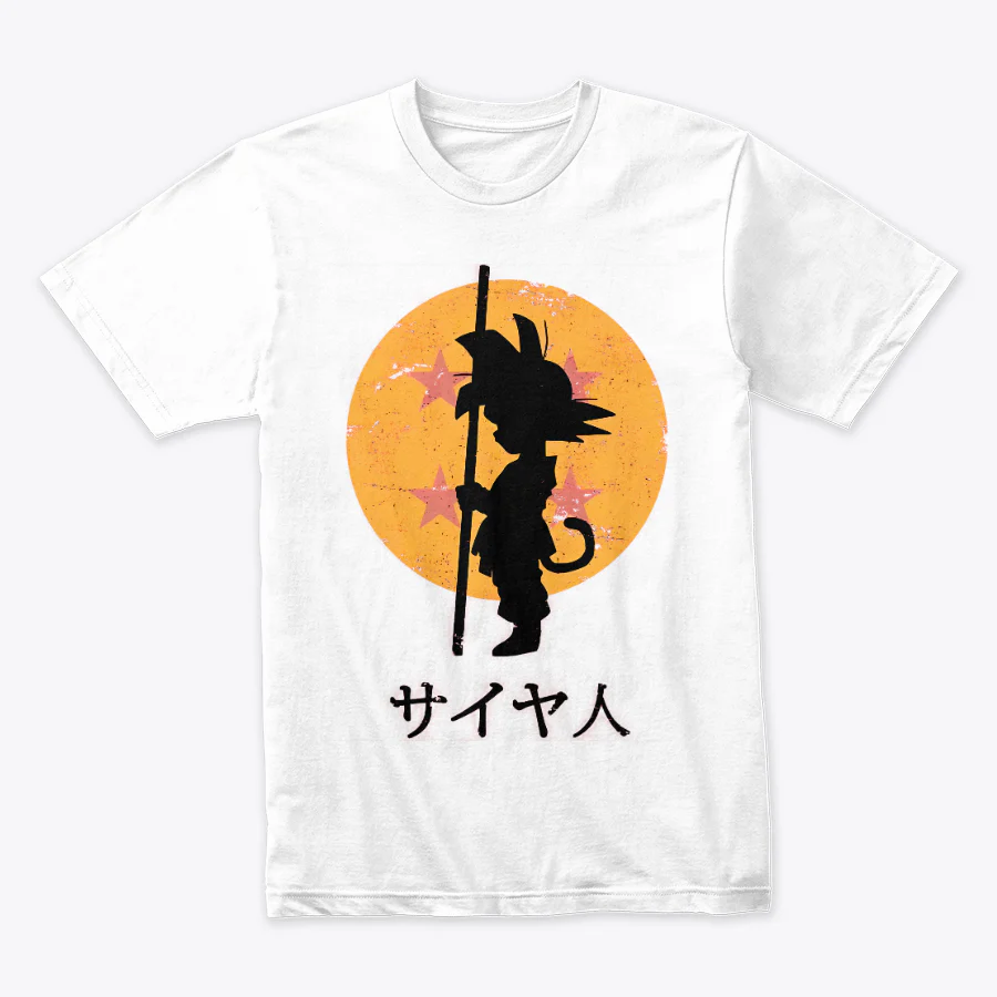 Camiseta Algodon Dragon Ball Goku Báculo Sagrado - Image 4