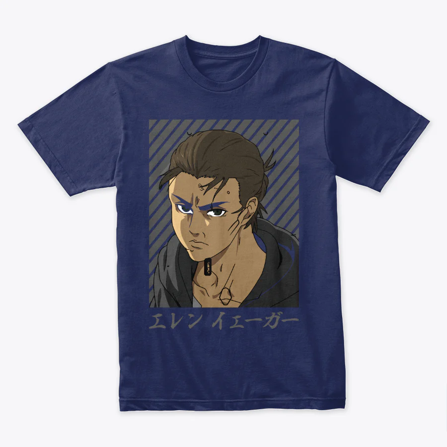 Camiseta Algodon Eren Attack On Titan Face - Image 3