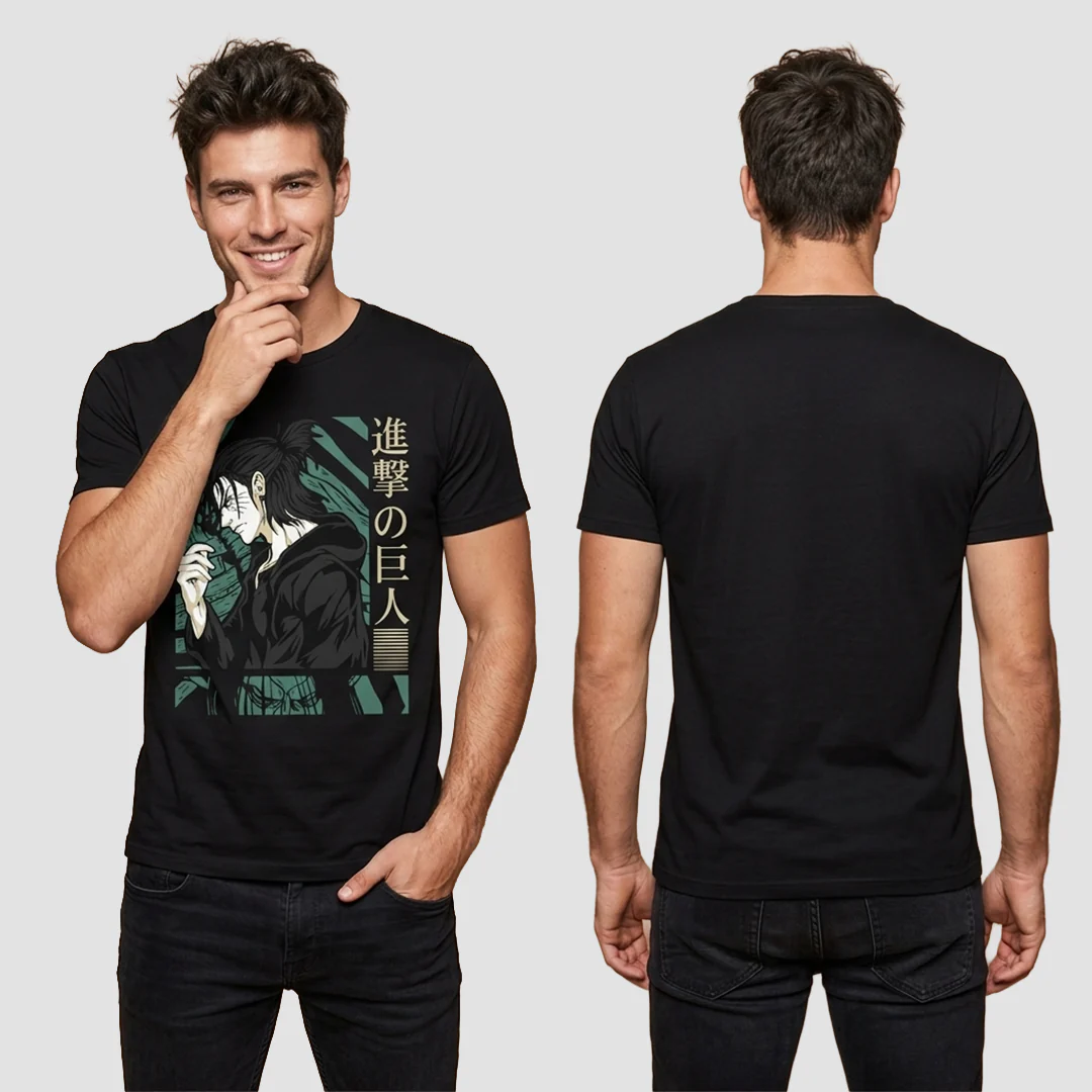 Camiseta Algodon Eren Jeager Poster - Image 2
