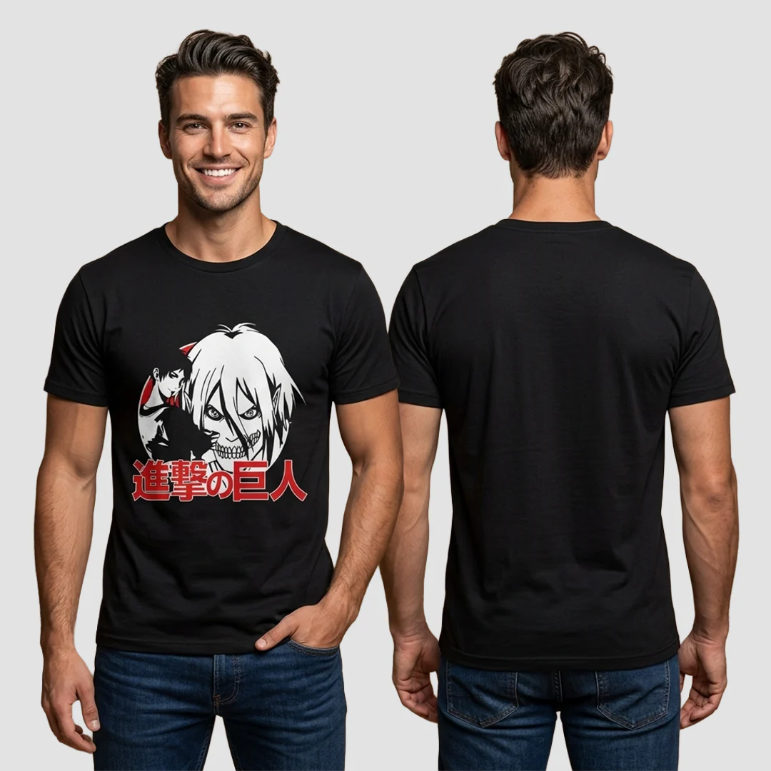 Camiseta Algodon Eren Titan Art - Image 2