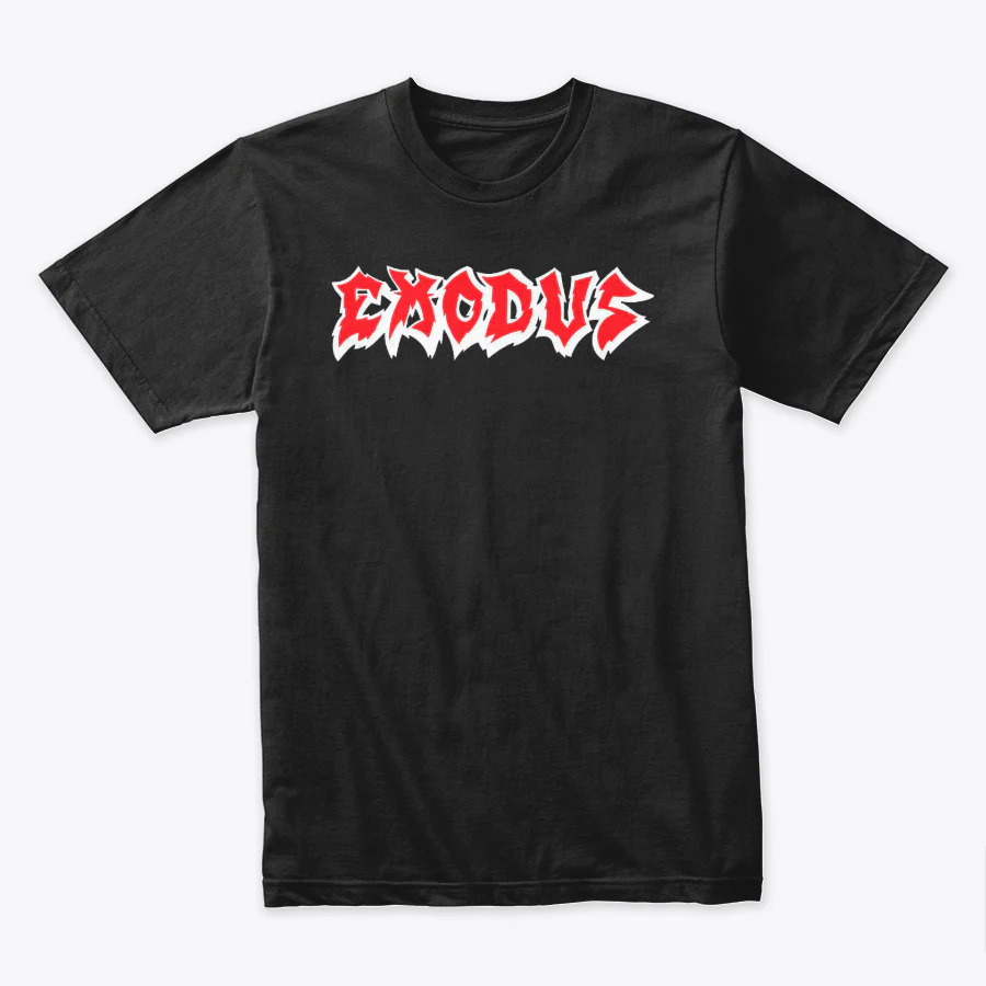 Camiseta Algodon Exodus Logo art