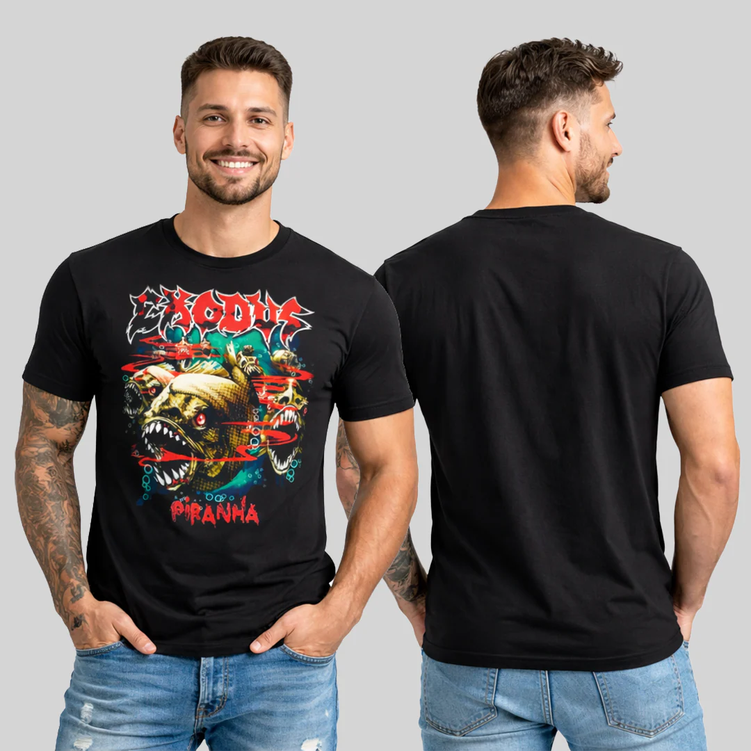 Camiseta Algodon Exodus Piranha - Image 2