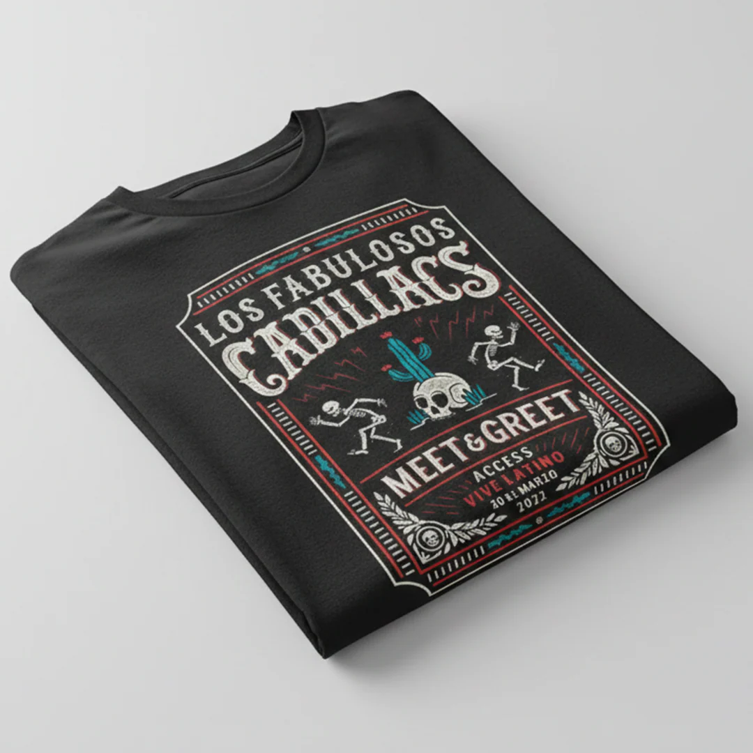 Camiseta Algodon Fabulosos Cadillacs Poster - Image 4
