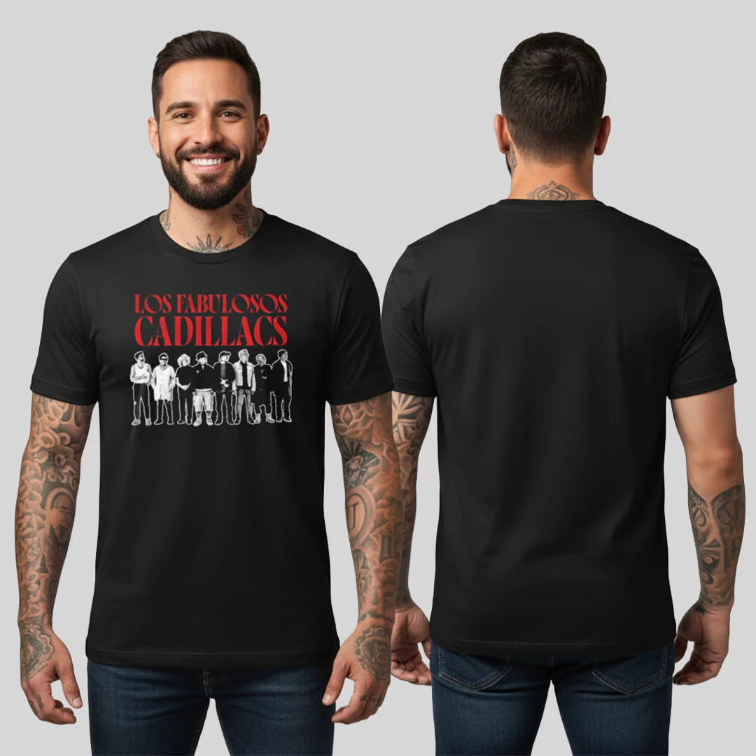 Camiseta Algodon Fabulosos Cadillacs Poster Group - Image 3