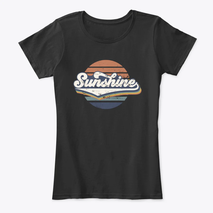 Camiseta Algodón Fashion style Sunshine Vintage Mujer - Image 3