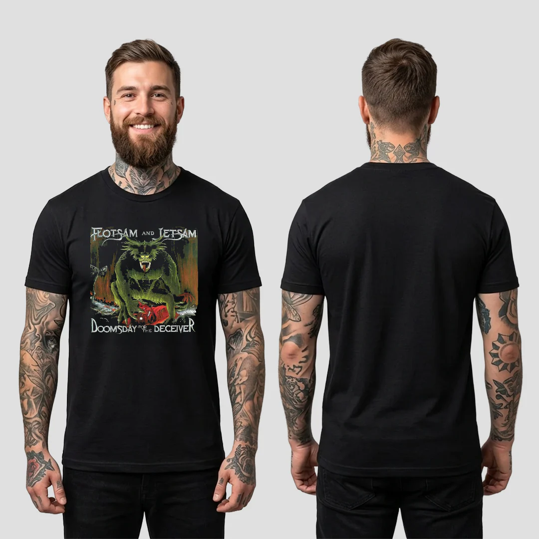 Camiseta Algodon Flotsam And Jetsam Doomsday For The Deceiver - Image 2