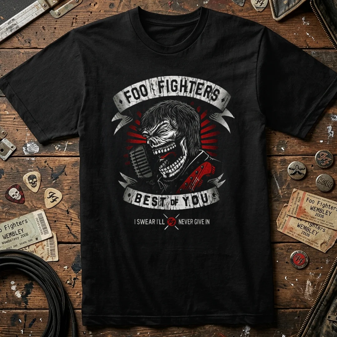 Camiseta Algodon Foo Fighters Best Of You - Image 3