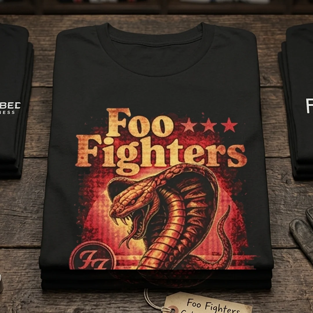 Camiseta Algodon Foo Fighters Snake - Image 4