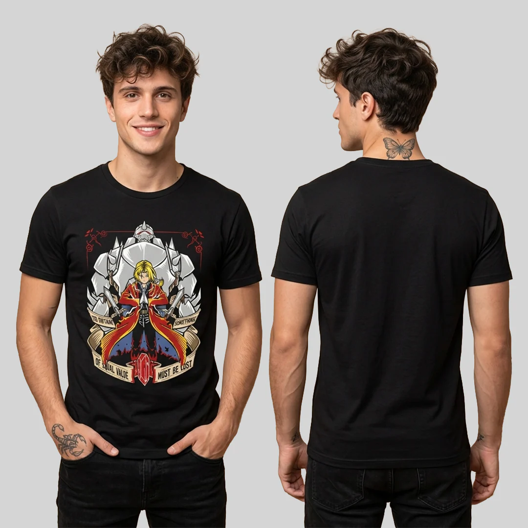 Camiseta Algodon Fullmetal Alchemist Poster - Image 2