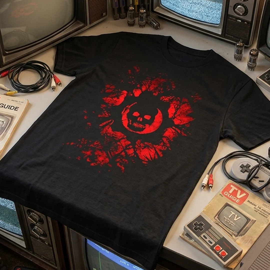 Camiseta Algodon Gears of War Logo - Image 3