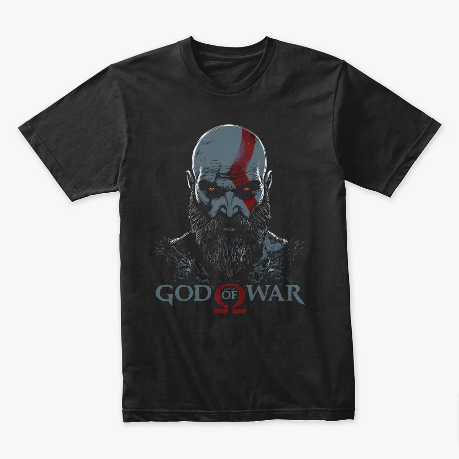 Camiseta Algodon God Of War Face
