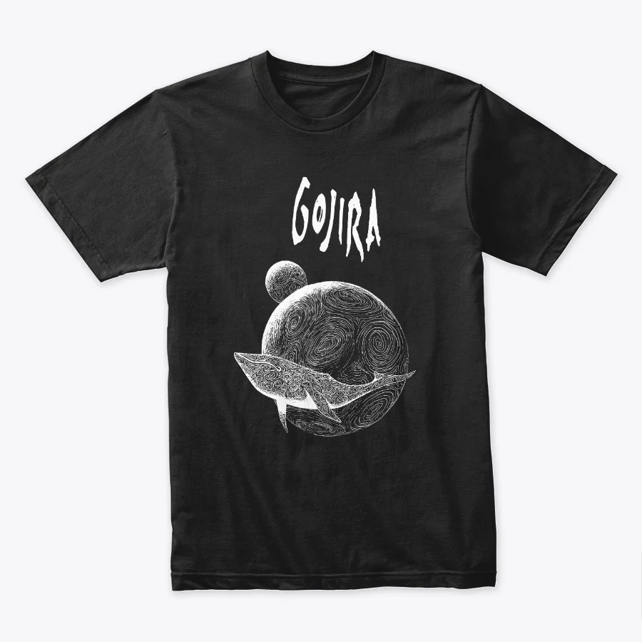 Camiseta Algodon Gojira Flying Whales