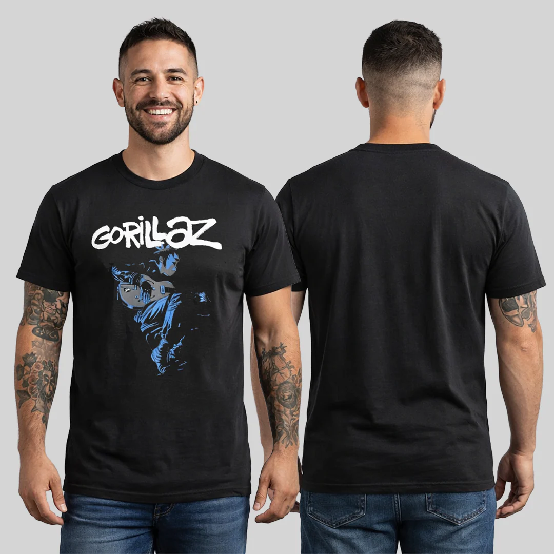 Camiseta Algodon Gorillaz 2d Blue - Image 2