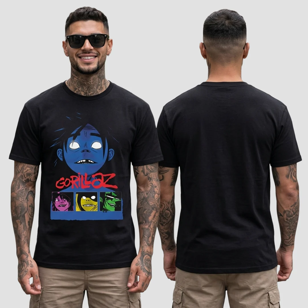 Camiseta Algodon Gorillaz Art - Image 2