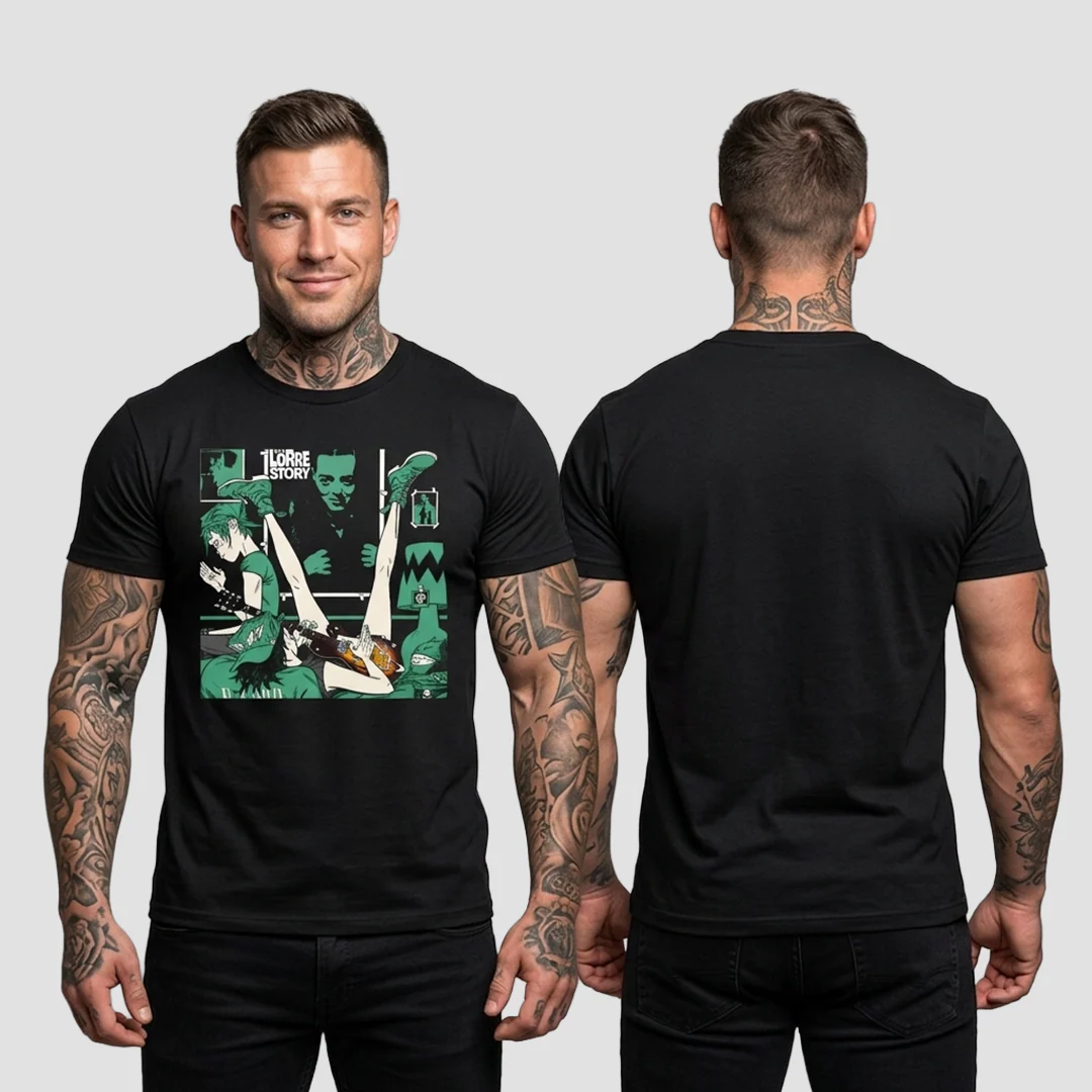 Camiseta Algodon Gorillaz Green Room - Image 2