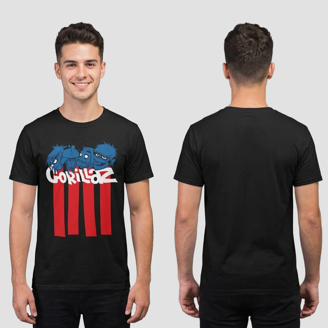 Camiseta Algodon Gorillaz Pez Heads - Image 2
