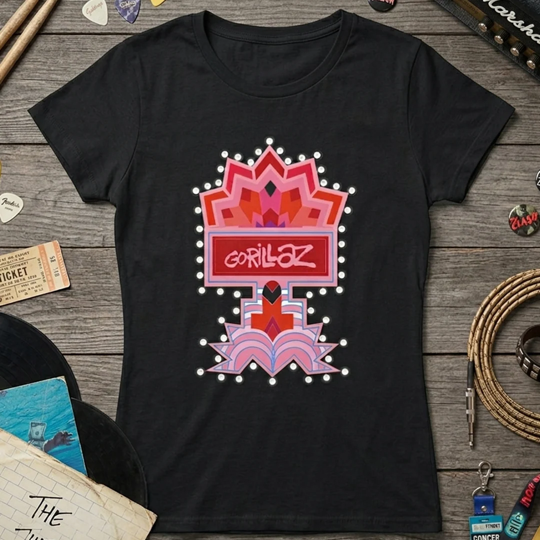 Camiseta Algodon Gorillaz Phantom Mujer - Image 3