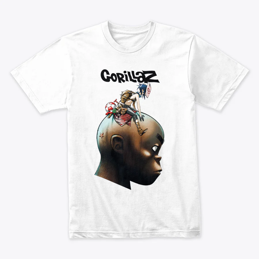 Camiseta Algodon Gorillaz Plastic Beach - Image 2